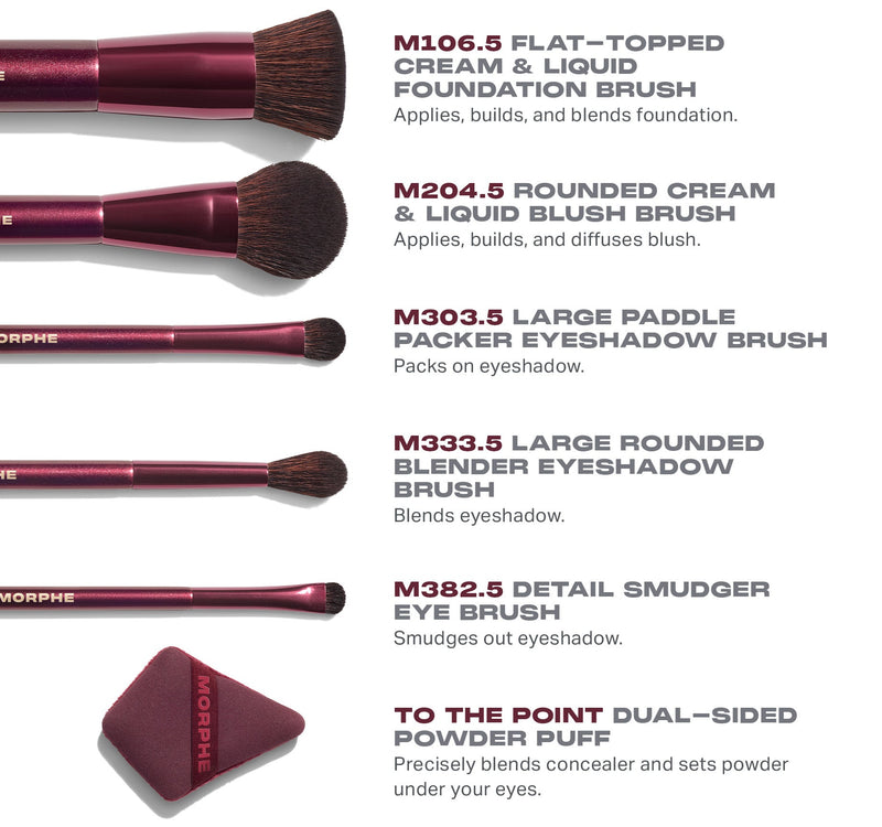 Rebellious 6-Piece Brush & Tool Set - Image 2 out of 8