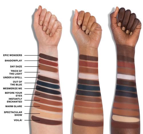 35MI Magic Mirror Artistry Palette arm swatches, view larger image-view-4