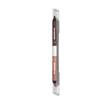 Morphe Bi Liner closed {Rhyme Or Reason (Light Brown/Shimmer Rose/Gold)}