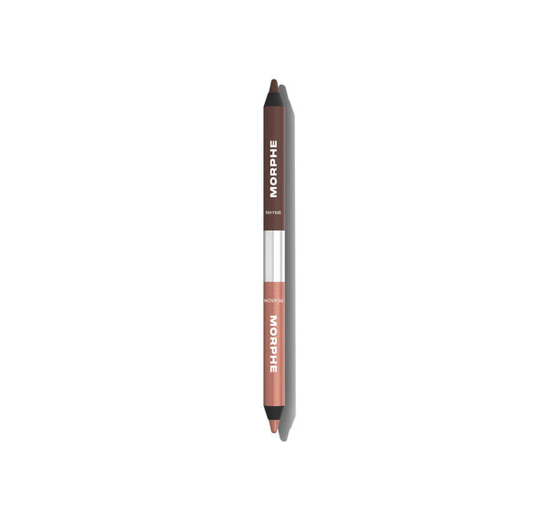 Morphe Bi Liner open {Rhyme Or Reason (Light Brown/Shimmer Rose Gold)}