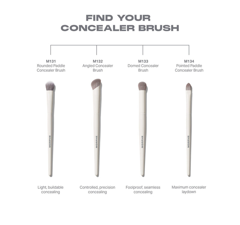 M131 Rounded Paddle Concealer Brush - Image 5