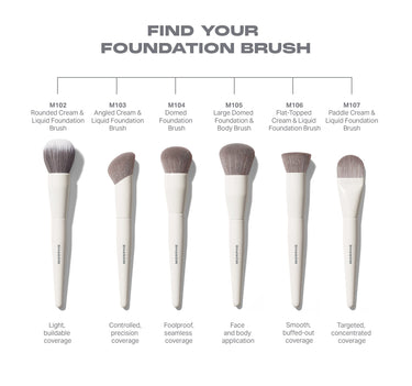 M105 Large Domed Foundation & Body Brush