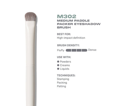 M302 Medium Paddle Packer Eyeshadow Brush