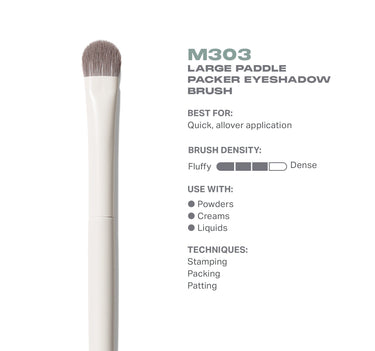 M303 Large Paddle Packer Eyeshadow Brush