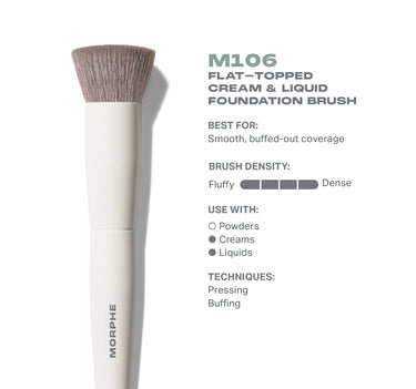 M106 Flat-Topped Foundation Brush