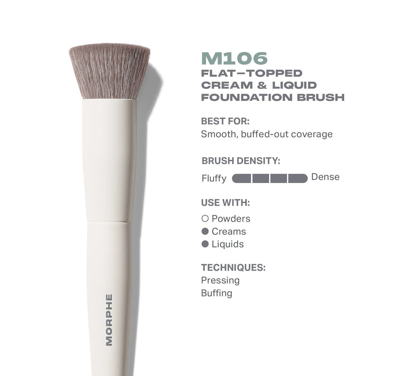 M106 Flat-Topped Foundation Brush - Image 3