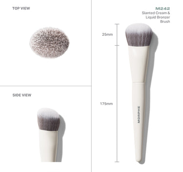 M242 Slanted Cream & Liquid Bronzer Brush