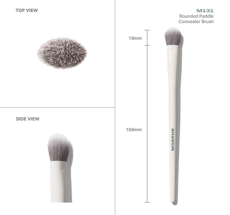 M131 Rounded Paddle Concealer Brush - Image 4