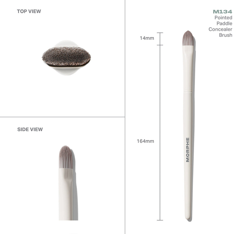 M134 Pointed Paddle Concealer Brush - Image 4