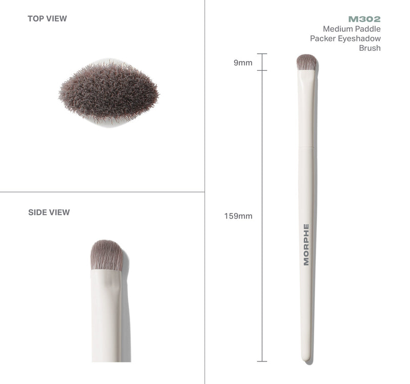 M302 Medium Paddle Packer Eyeshadow Brush - Image 4 out of 5