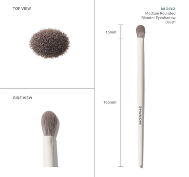 M332 Medium Rounded Blender Eyeshadow Brush