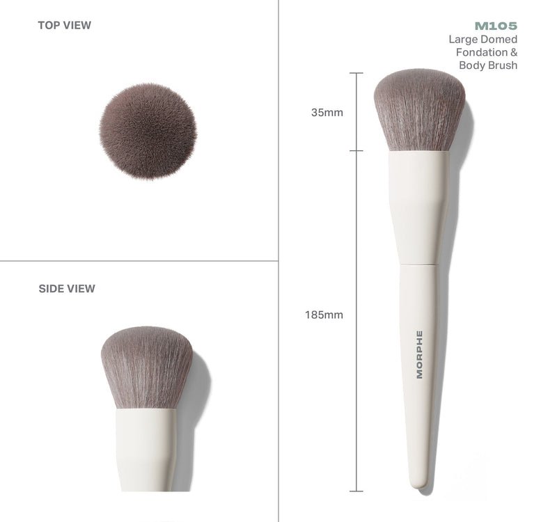 M105 Large Domed Foundation & Body Brush - Image 3 out of 7