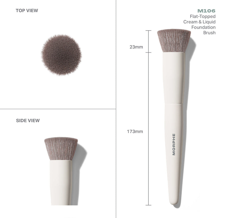 M106 Flat-Topped Foundation Brush - Image 4