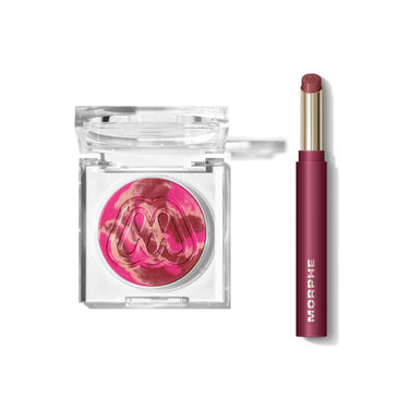 Plum Cloudlight Soft Glow Diffused Blush & Lip Filter Hydroplump Soft Matte Lipstick Bundle