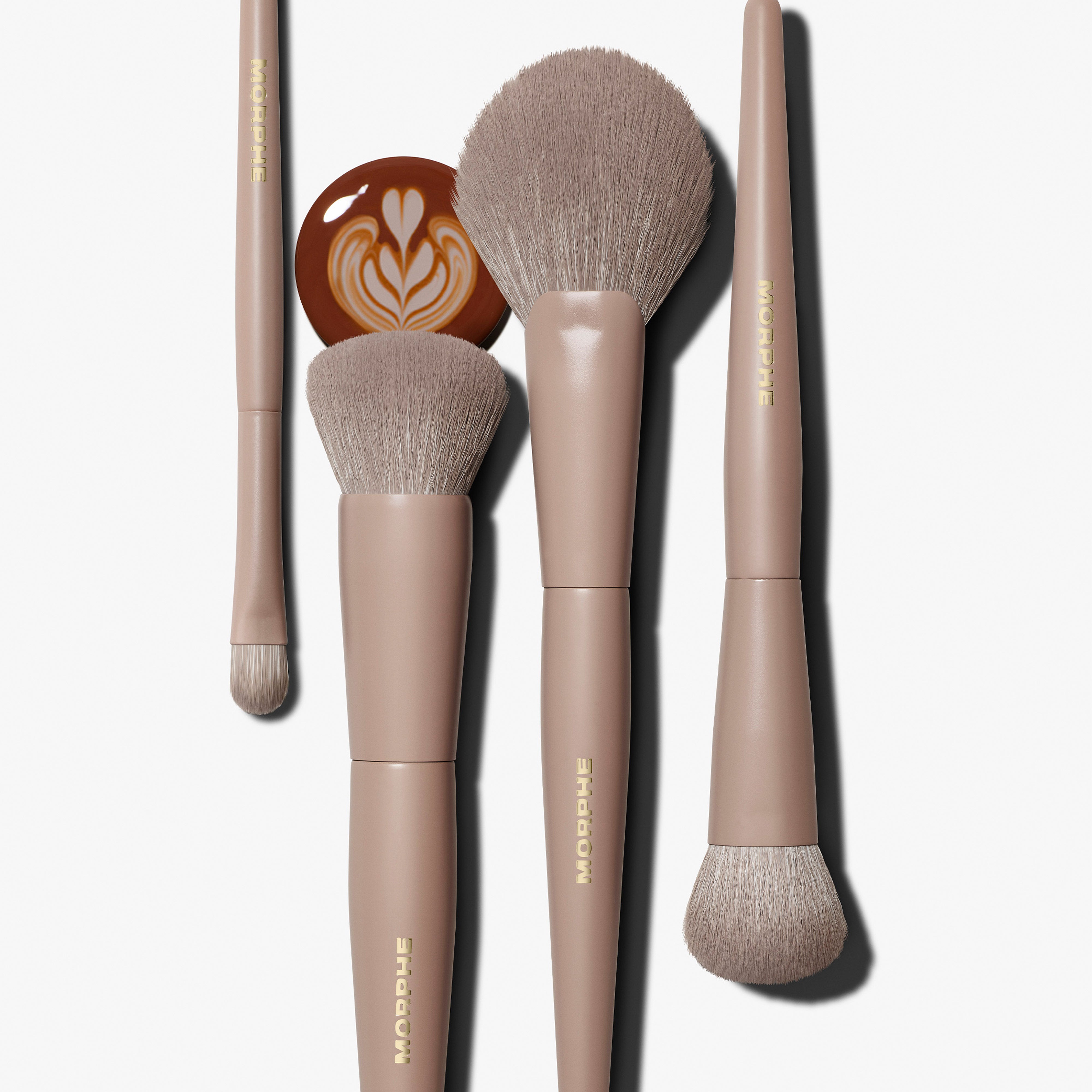 Iced Mocha 4-Piece Face Brush Set – Morphe UK