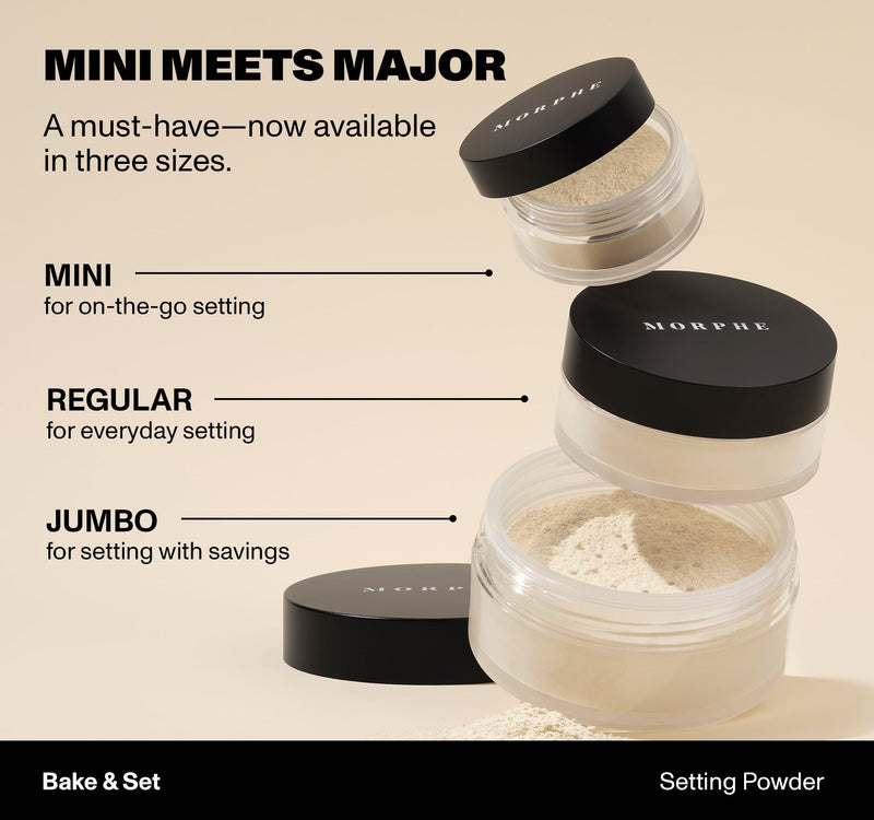 Mini Bake & Set Soft Focus Setting Powder - Translucent - Image 4 out of 6