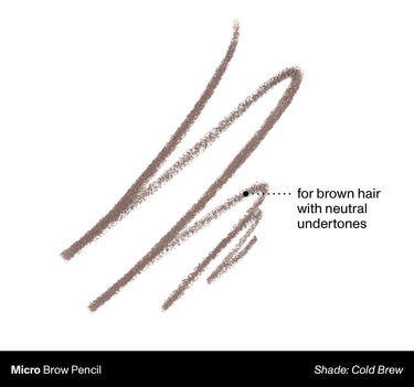 Micro Brow Pencil shade: Cold Brew | for brown hair with neutral undertones {Cold Brew}