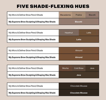 FIVE SHADE-FLEXING HUES {Biscotti}
