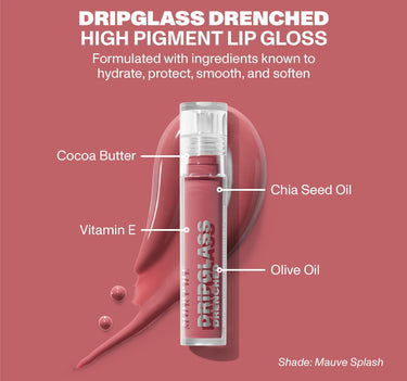 Dripglass Drenched High Pigment Lip Gloss - Wet Peach {Wet Peach}
