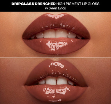 Dripglass Drenched High Pigment Lip Gloss - Deep Brick {Deep Brick}