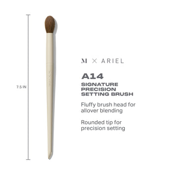 Morphe X Ariel A14 Precision Setting Brush | Ariel’s Setting Essentials | Secondary image