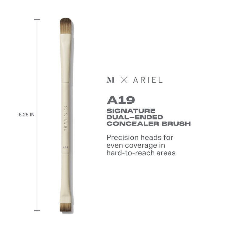 Morphe X Ariel A19 Signature Dual-Ended Concealer Brush - Image 4 out of 6