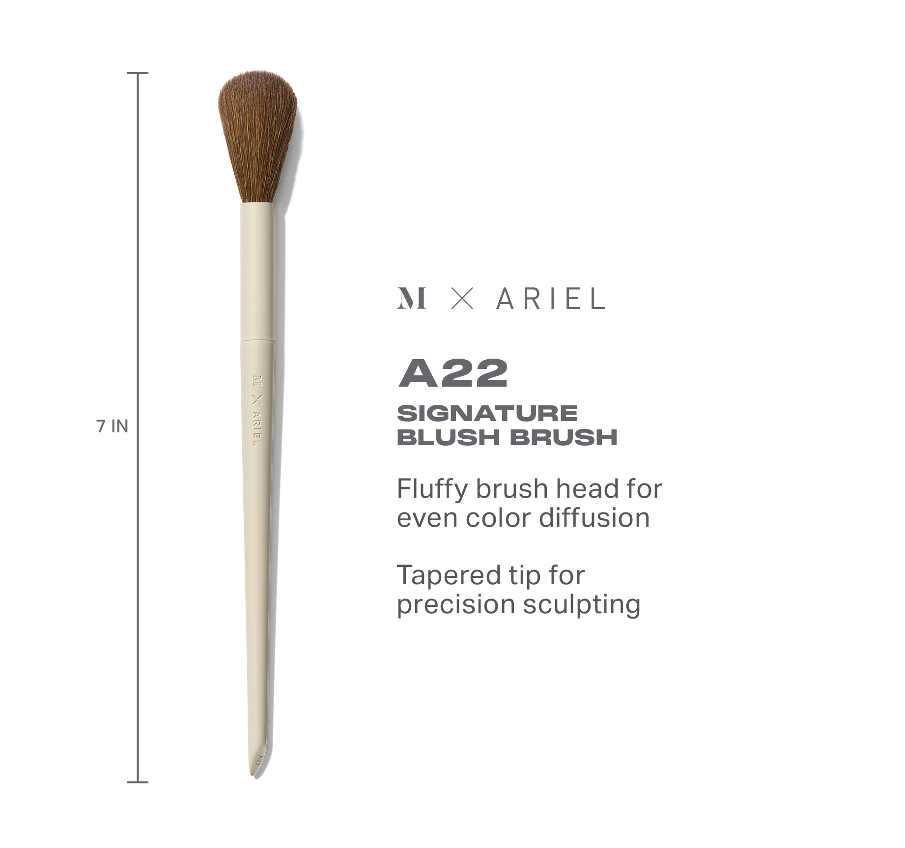Morphe X Ariel A22 Signature Blush Brush - Image 4