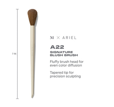 Morphe X Ariel A22 Blush Brush | Ariel’s Cheek Essentials | Secondary image
