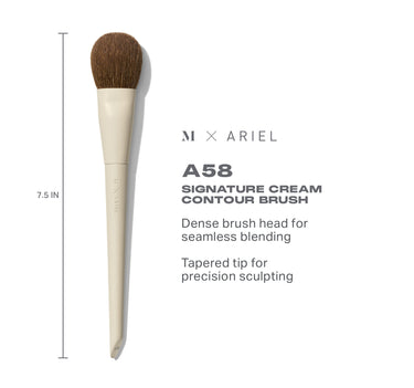Morphe X Ariel A58 Signature Cream Contour Brush | Ariel’s Bronzing Essentials | Secondary image