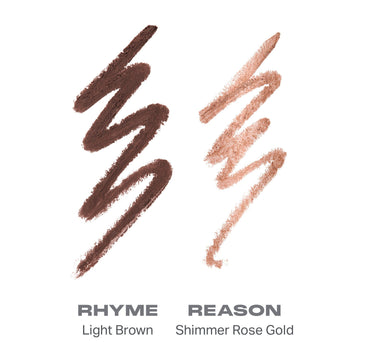 {Rhyme Or Reason (Light Brown/Shimmer Rose Gold)}