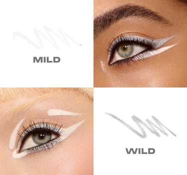 {Mild Or Wild (White/Shimmer Silver)}