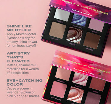 SHINE LIKE

NO OTHER

Apply Molten Metal ~~:
Eyeshadow dry for E
creamy shine or wet

for luminous payoff
ARTISTRY
THAT