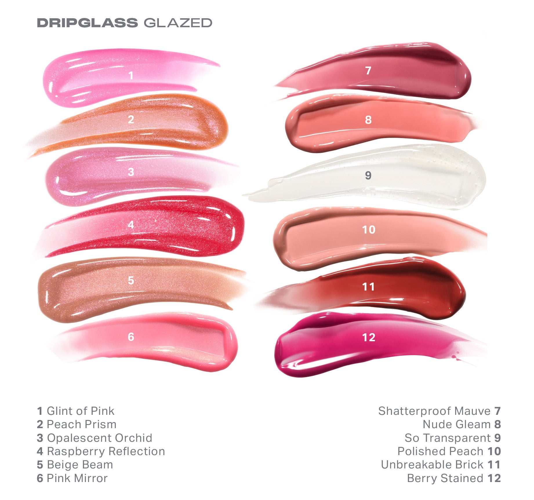 Dripglass Glazed High Shine Lip Gloss - Peach Prism - Image 4