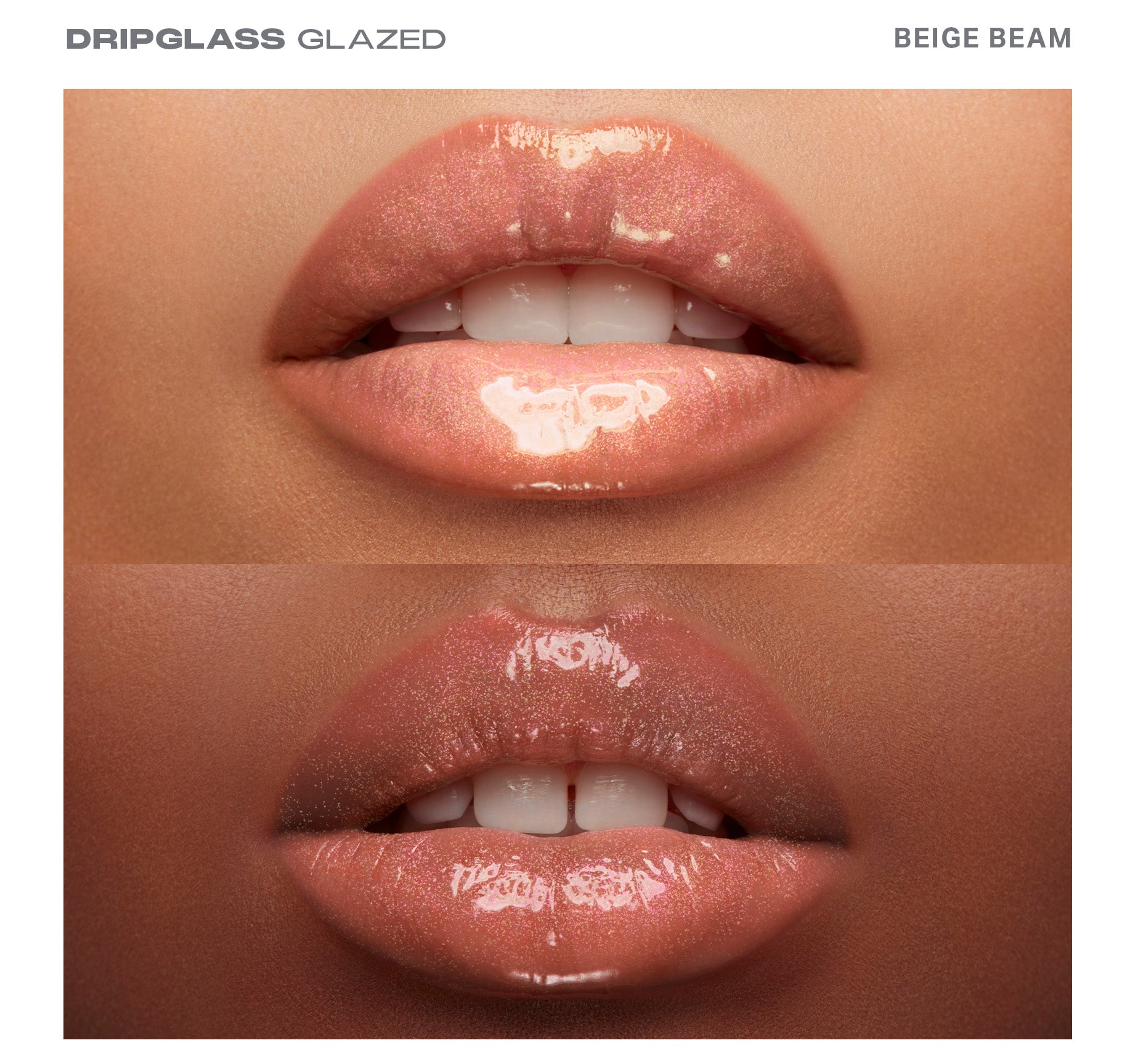 Dripglass Glazed High Shine Lip Gloss - Beige Beam - Image 3