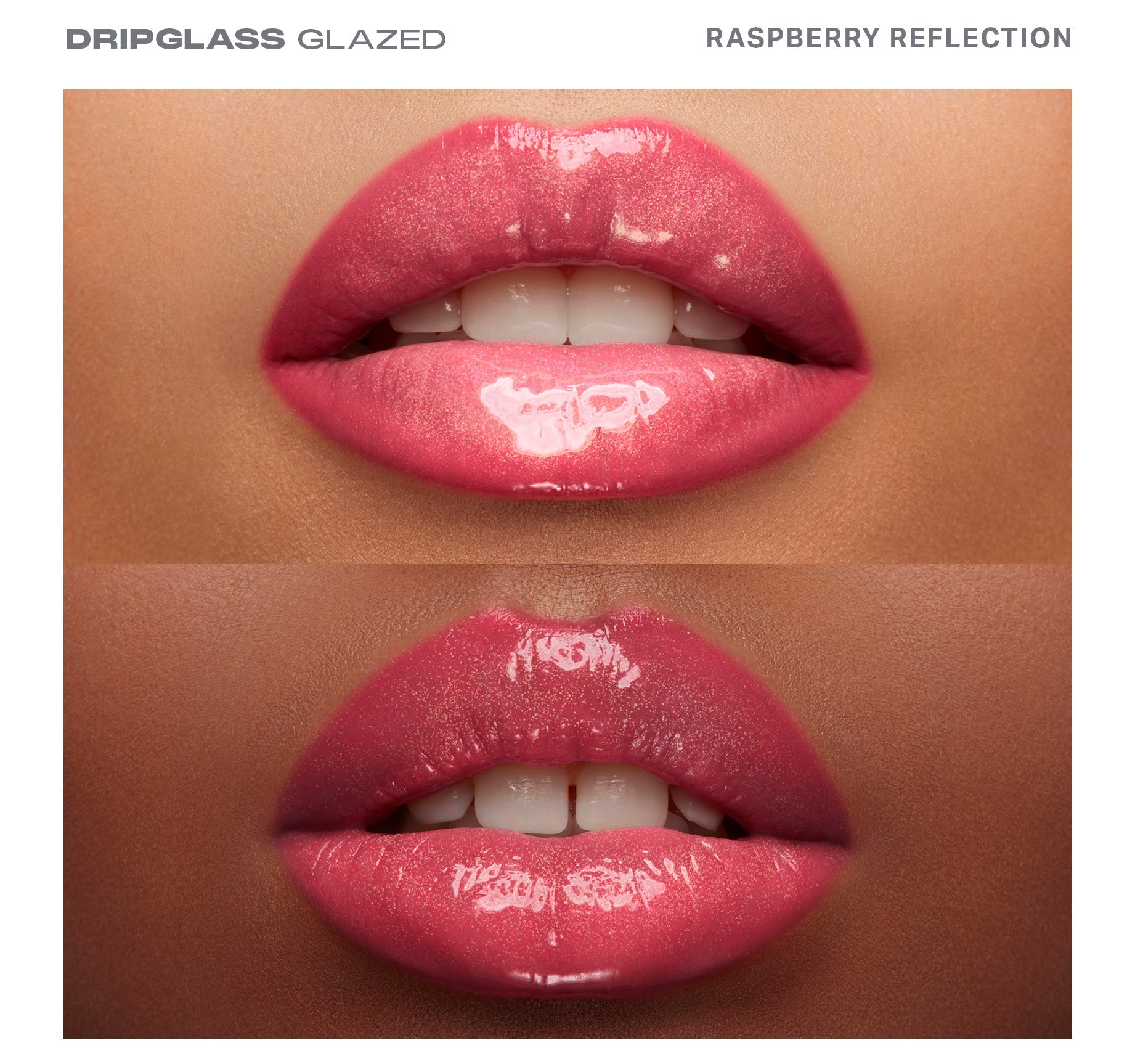 Dripglass Glazed High Shine Lip Gloss - Raspberry Reflection - Image 3
