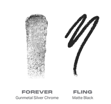 Mixed Signals Dual-Ended Cream & Liquid Shadow Stick - Forever / Fling - smears {Forever/Fling}