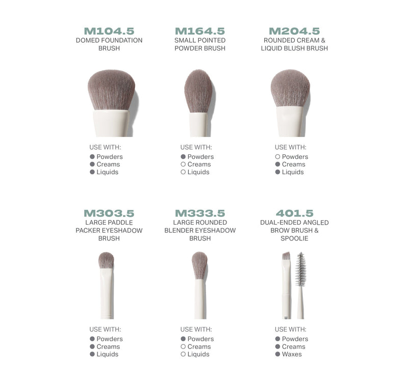 Along for the Glide 6-Piece Travel Brush Set - Image 4 out of 7