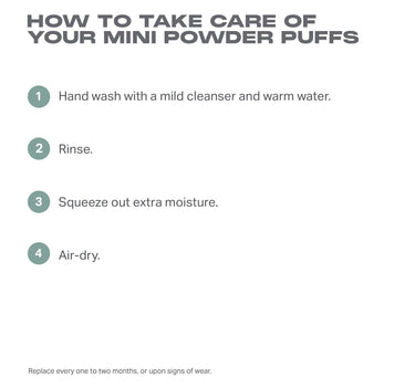 To The Point Mini Powder Puff Trio