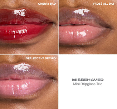 Lip gloss comparison with 