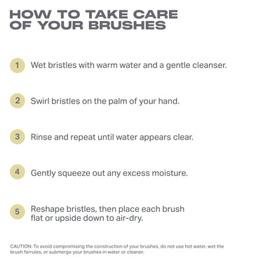 Buttery Blends 6-Piece Travel Brush Set