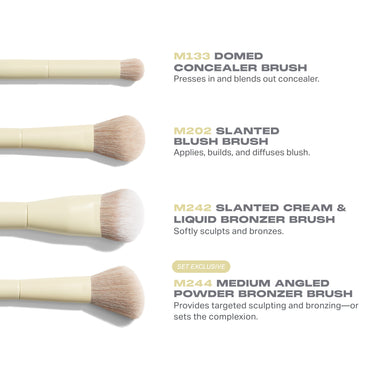 Buttery Blends 4-Piece Face Brush Set | Buttery Blends 4-Piece Face Brush Set | Secondary image