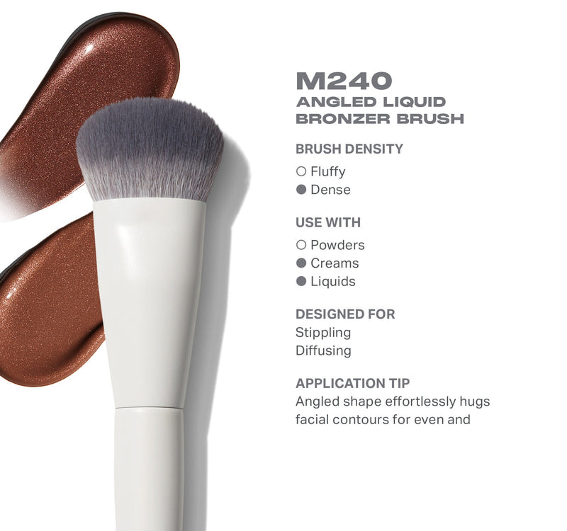 M240 Angled Liquid Bronzer Brush - Image 2 out of 3