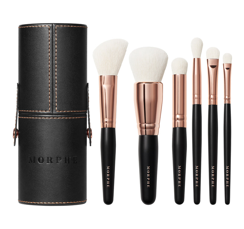 ROSÉ AWAY 6-PIECE TRAVEL BRUSH SET