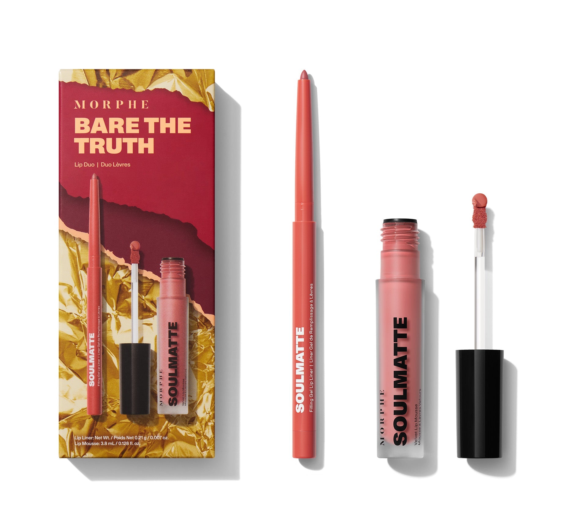 Bare The Truth Lip Duo (Pink Nude)