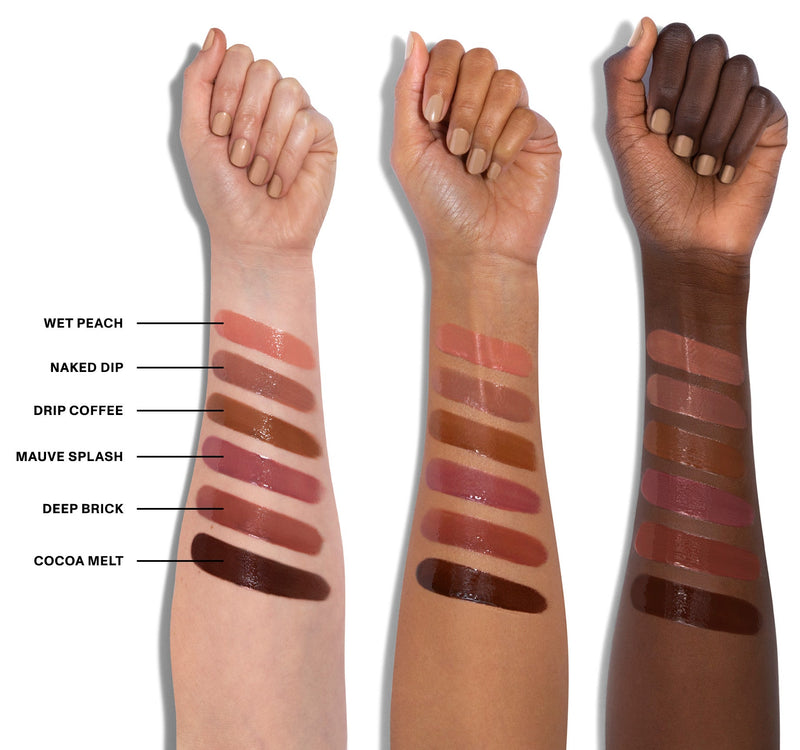Dripglass Drenched High Pigment Lip Gloss - Wet Peach - Image 3 out of 7