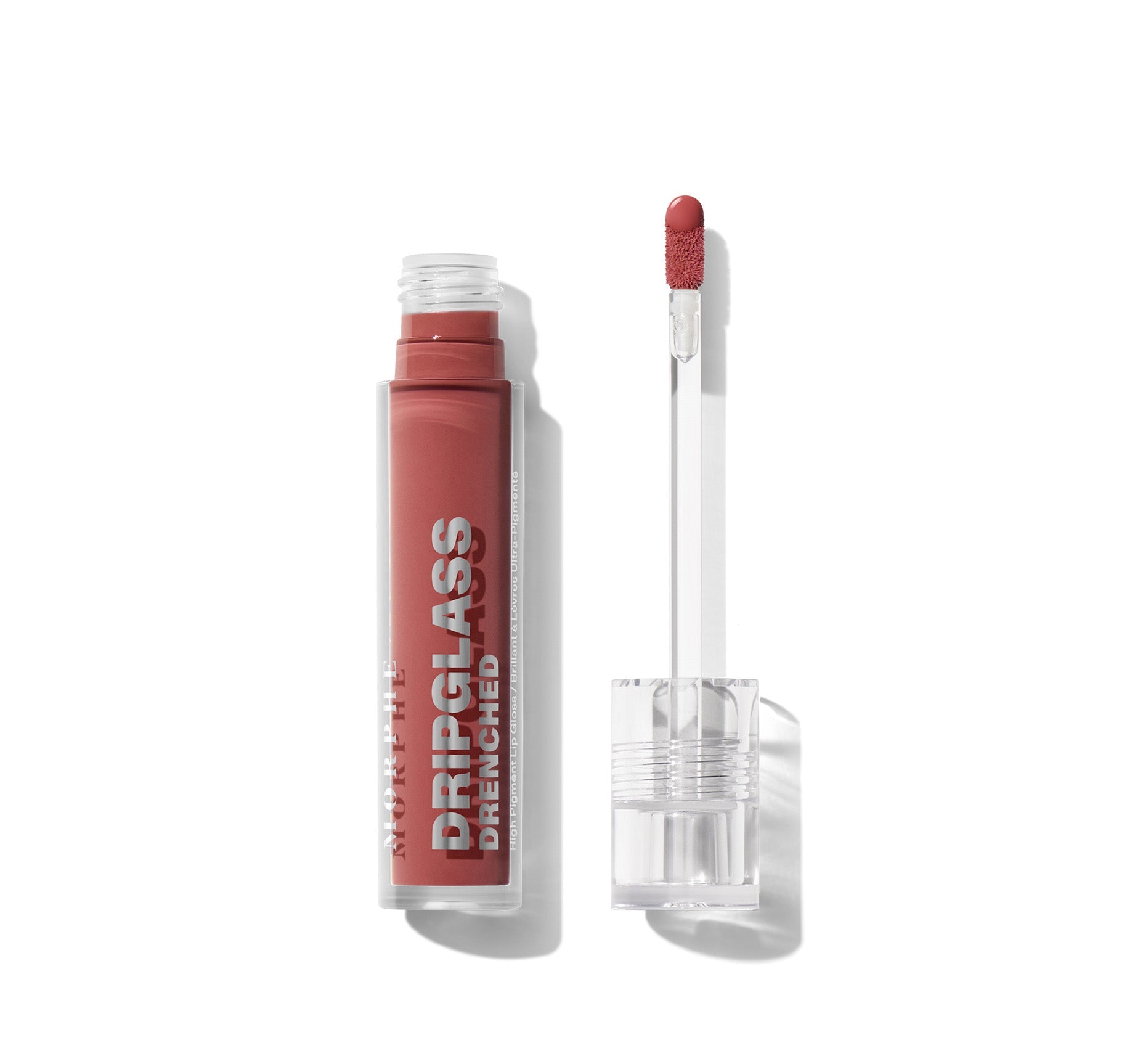 Dripglass Drenched High Pigment Lip Gloss - Deep Brick - Image 1