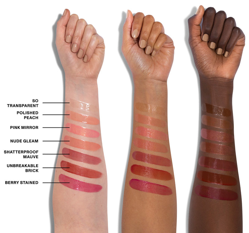 Dripglass Glazed High Shine Lip Gloss - Berry Stained - Image 3 out of 7