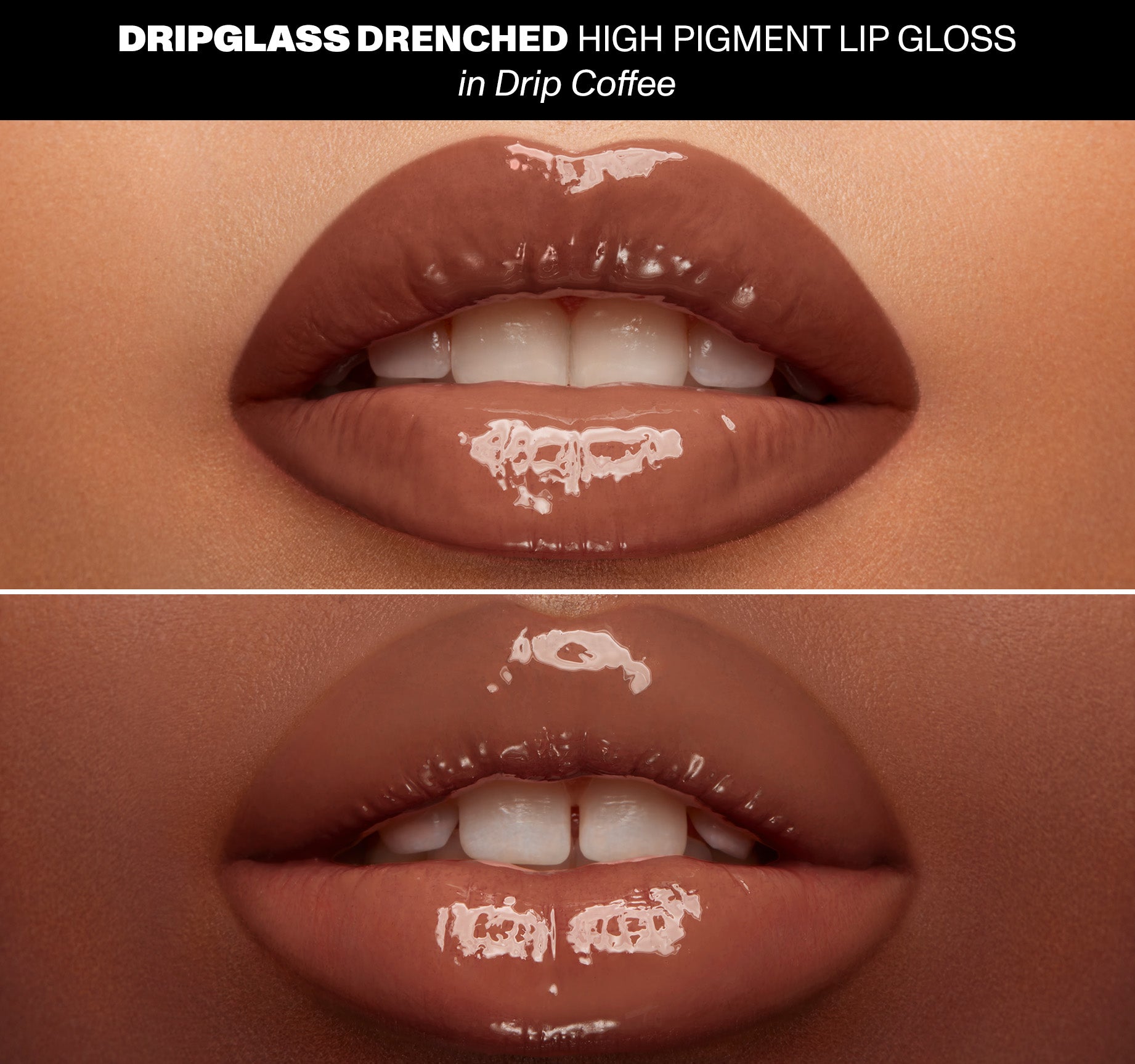 Dripglass Drenched High Pigment Lip Gloss - Drip Coffee - Image 4