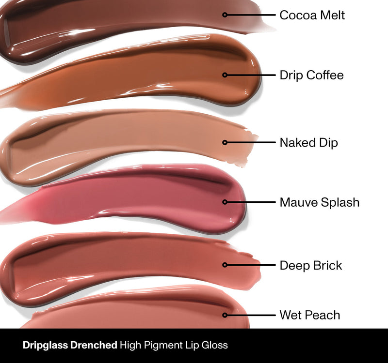 Dripglass Drenched High Pigment Lip Gloss - Mauve Splash - Image 6 out of 7