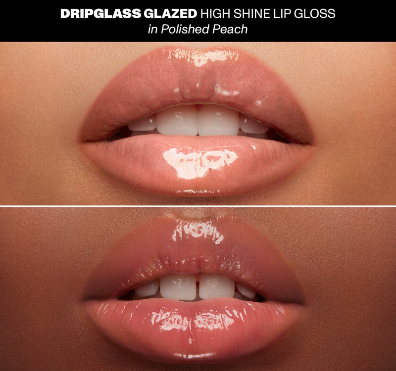 Dripglass Glazed High Shine Lip Gloss - Polished Peach - Image 4 out of 7